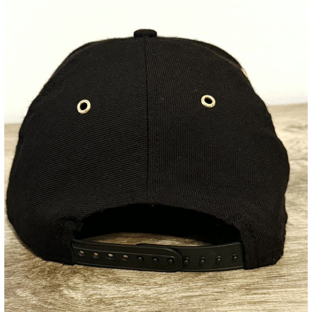 9FIFTY Snapback Hat Baseball Cap MLB San Francisco Giants Black Metal Eyelets - Picture 8 of 12